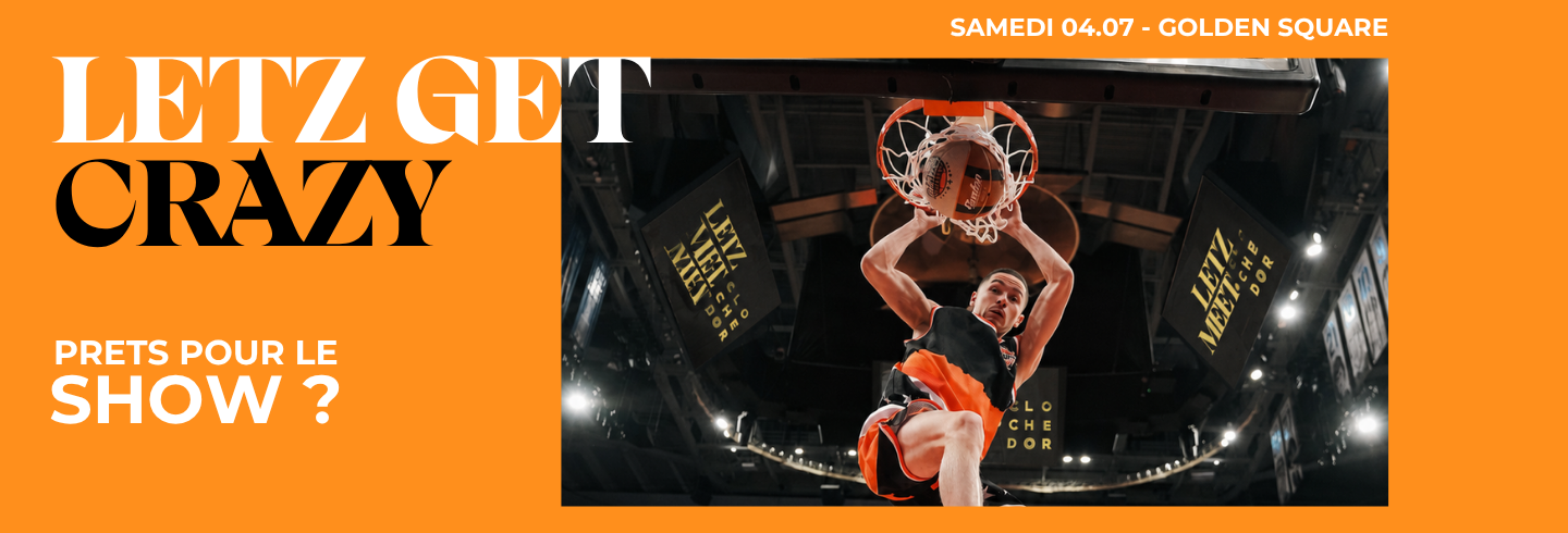 banner dunk show cloche dor