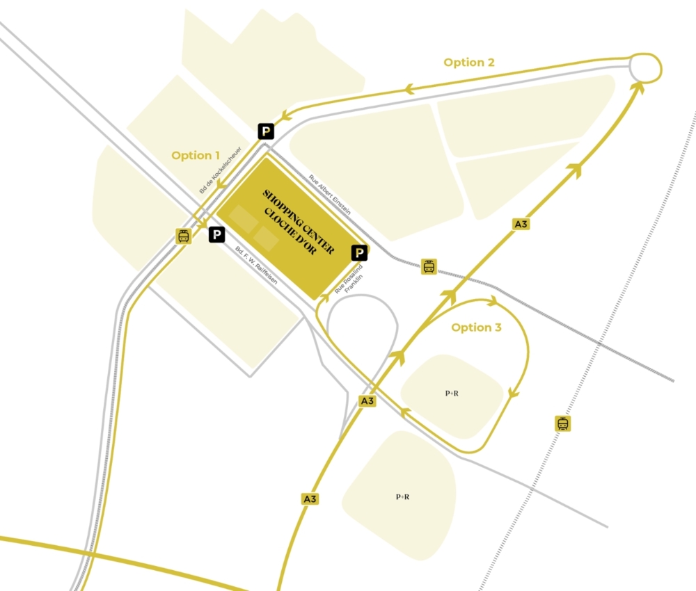 Acc&egrave;s parking