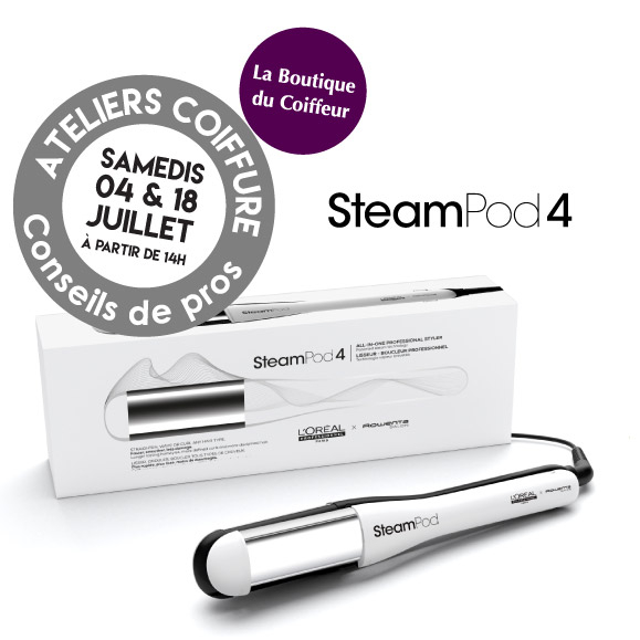 ateliers coiffure steampod